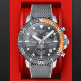 Tissot Seastar Gray Dial Gray Steel Strap Watch for Men - T120.417.17.081.01