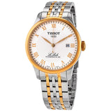 Tissot Le Locle Powermatic 80 Silver Dial Two Tone Steel Strap Watch For Men - T006.407.22.033.01