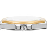 Michael Kors Callum White Dial Two Tone Steel Strap Watch for Men - MKO1181