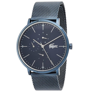 Lacoste Moon  Blue Dial Blue Steel Strap Watch for Men - 2011058