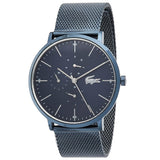 Lacoste Moon  Blue Dial Blue Steel Strap Watch for Men - 2011058