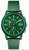 Lacoste 12.12 Green Dial Green Silicone Strap Watch for Men - 2010973