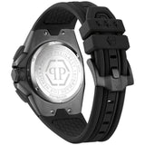 Philipp Plein Octagon Black Dial Black Silicone Strap Watch for Men - PWTBA0623