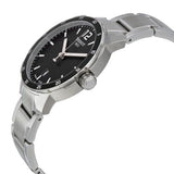 Tissot T-Sport Quickster Black Dial Silver Steel Strap Watch for Men - T095.410.11.057.00