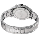 Hugo Boss Ikon Chronograph Blue Dial Silver Steel Strap Watch for Men - 1512963