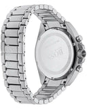 Hugo Boss Driver Chronograph Blue Dial Silver Steel Strap Watch for Men - 1513081