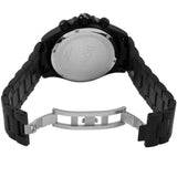Hugo Boss Ikon Chronograph Black Dial Black Steel Strap Watch for Men - 1513278