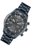 Hugo Boss Trophy Chronograph Black Dial Black Steel Strap Watch for Men - 1513675