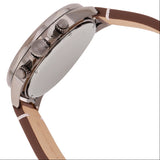 Fossil Bannon Black Dial Brown Leather Strap Watch for Men - BQ2709