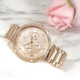 Tommy Hilfiger Sophia Rose Gold Dial Rose Gold Steel Strap Watch for Women - 1782696