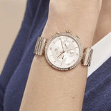 Tommy Hilfiger Sophia Rose Gold Dial Rose Gold Steel Strap Watch for Women - 1782696