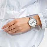 Tommy Hilfiger Lidia Silver Dial Silver Mesh Strap Watch for Women - 1782537
