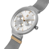 Tommy Hilfiger Lidia Silver Dial Silver Mesh Strap Watch for Women - 1782537
