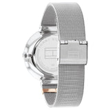Tommy Hilfiger Lidia Silver Dial Silver Mesh Strap Watch for Women - 1782537