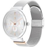 Tommy Hilfiger Lidia Silver Dial Silver Mesh Strap Watch for Women - 1782537