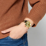 Tommy Hilfiger Lidia Gold Dial Gold Mesh Strap Watch for Women - 1782539
