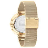 Tommy Hilfiger Lidia Gold Dial Gold Mesh Strap Watch for Women - 1782539