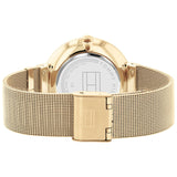 Tommy Hilfiger Lidia Gold Dial Gold Mesh Strap Watch for Women - 1782539