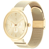 Tommy Hilfiger Lidia Gold Dial Gold Mesh Strap Watch for Women - 1782539