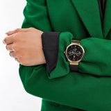 Tommy Hilfiger Lidia Black Dial Black Mesh Strap Watch for Women  - 1782540
