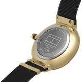 Tommy Hilfiger Lidia Black Dial Black Mesh Strap Watch for Women  - 1782540