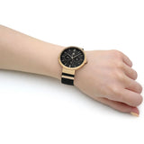 Tommy Hilfiger Lidia Black Dial Black Mesh Strap Watch for Women  - 1782540