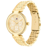 Tommy Hilfiger Sophia  Gold Dial Gold Steel Strap Watch for Women - 1782697