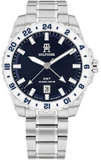 Tommy Hilfiger TH85 Blue Dial Silver Steel Strap Watch for Men - 1792132