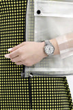 Tommy Hilfiger Claudia White Dial Silver Steel Strap Watch for Women - 1781819