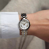Michael Kors Laney Silver Dial Two Tone Steel Strap Watch for Women - MK4895
