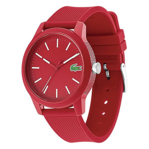 Lacoste 12.12 Red Dial Red Silicon Strap Watch for Unisex - 2010988