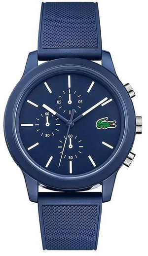 Lacoste 12.12 Blue Dial Blue Silicon Strap Watch for Men - 2010970