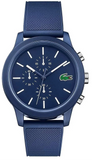 Lacoste 12.12 Blue Dial Blue Silicon Strap Watch for Men - 2010970