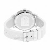 Lacoste 12.12 White Dial White Silicon Strap Watch for Unisex - 2010984