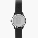 Lacoste 12.12 Black Dial Black Silicon Strap Watch for Men - 2010986