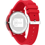 Lacoste 12.12 Red Dial Red Silicon Strap Watch for Unisex - 2010988
