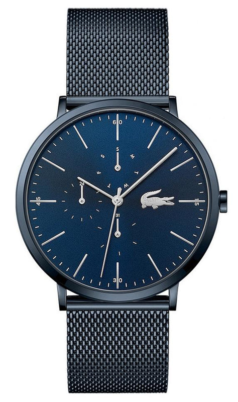 Lacoste Moon  Blue Dial Blue Steel Strap Watch for Men - 2011058
