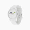 Lacoste Jeremyville White Dial White Silicone Strap Watch for Men - 2011072