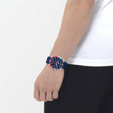 Lacoste Tiebreaker Blue Dial Blue Silicon Strap Watch for Men - 2011154