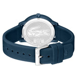 Lacoste 12.12 Blue Dial Blue Silicon Strap Watch for Men - 2011241