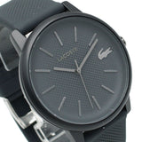 Lacoste 12.12 Gray Dial Gray Silicon Strap Watch for Men - 2011242