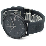 Lacoste 12.12 Gray Dial Gray Silicon Strap Watch for Men - 2011242