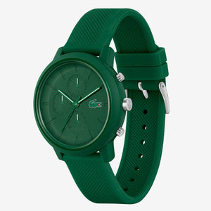 Lacoste 12.12 Green Dial Green Silicon Strap Watch for Men - 2011245
