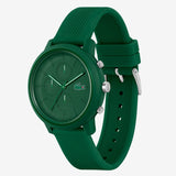 Lacoste 12.12 Green Dial Green Silicon Strap Watch for Men - 2011245