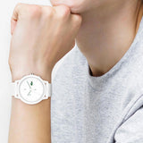 Lacoste 12.12 White Dial White Silicon Strap Watch for Men  - 2011246