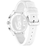 Lacoste 12.12 White Dial White Silicon Strap Watch for Men  - 2011246