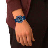 Lacoste Neoheritage Blue Dial Blue Silicone Strap Watch for Men - 2011253