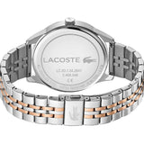 Lacoste Vienna Blue Dial Two Tone Steel Strap Watch for Men - 2011048