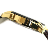 Versace V-Ray Chronograph Black Dial Brown Leather Strap Watch For Men - VEDB00318