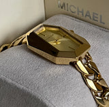 Michael Kors Suri Gold Dial Gold Steel Strap Watch for Women - MK4878